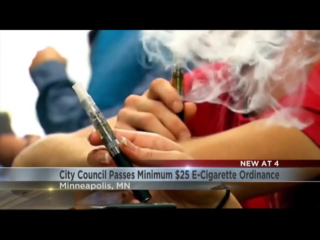 minneapolis tobacco ordinance Minneapolis approves minimum $25 e-cigarette device ordinance
