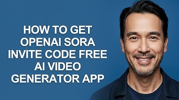 How to Get Openai Sora Invite Code Free Ai Video Generator App - KevinHowTo