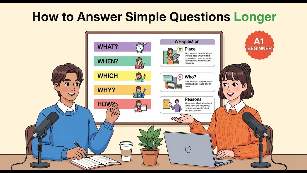 Daily English Conversation Practice | How to Ask Simple Questions in ...