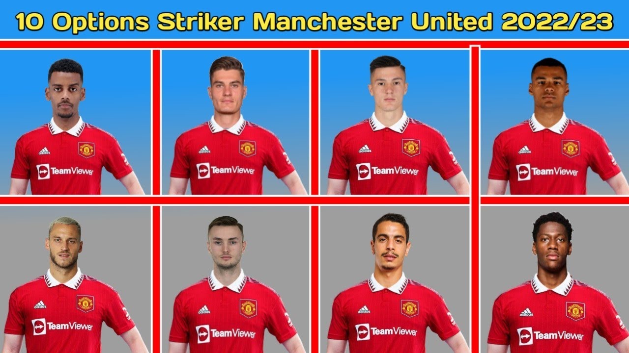 10 Options Striker Manchester United Seasons 2022/2023 YouTube