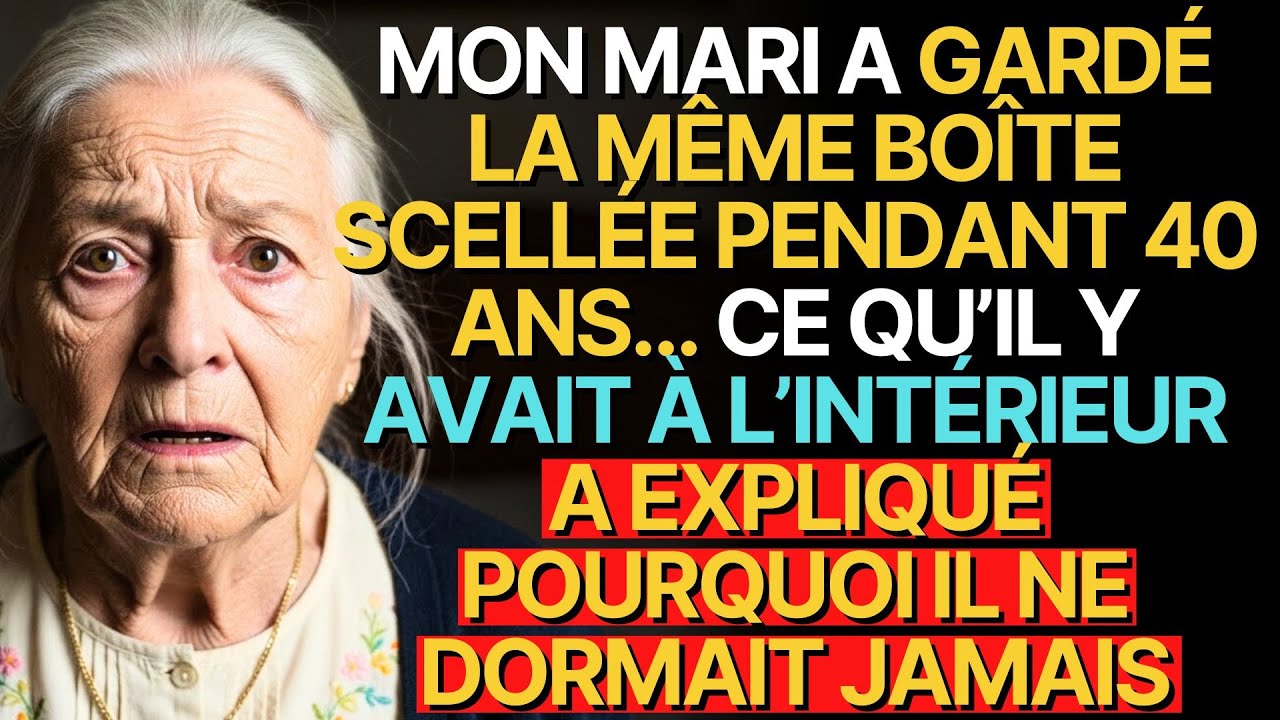 Histoire vraie de cette grand-mère👵💗: MON MARI A GARDÉ LA MÊME BOÎTE SCELLÉE PENDANT 40 ANS…