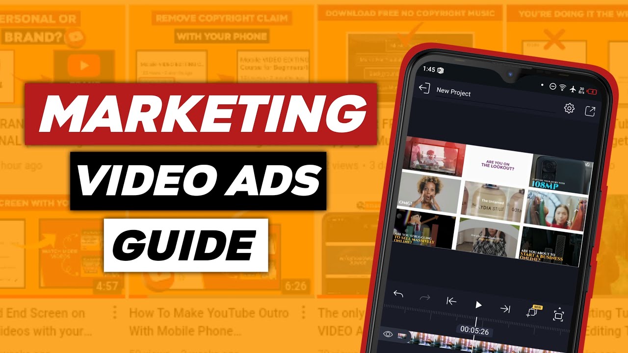 Making Advertisement. Video Complete Marketing Video Ads Guide - Create Pro Video Using Your Phone ...