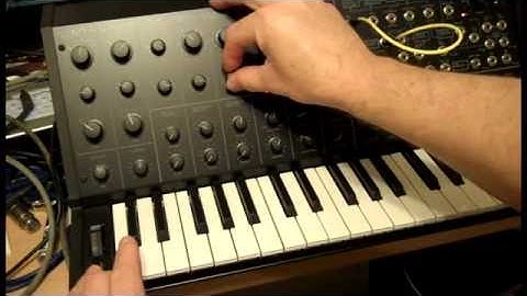 Korg MS-20 Mini Synthesizer Demo #1 Bass Excursion