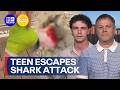 Teen surfer escapes shark after being bitten at a South Australian beach | 9 News Australia