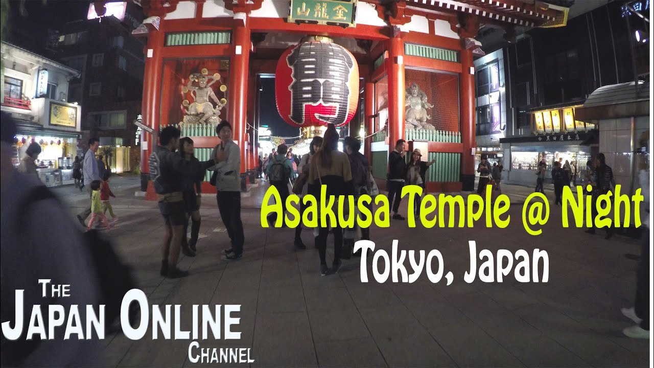 Asakusa at Night Walkthrough, Tokyo, Japan YouTube