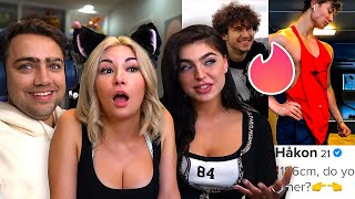 Sister and Alinity ROASTS My Viewer's Tinder Accounts...