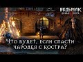 Ведьмак 3: Дикая Охота - Что будет, если спасти Чародея с костра