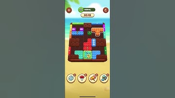 Wooden Slide: Block Escape, Level 115 #colorblocks #gaming #games