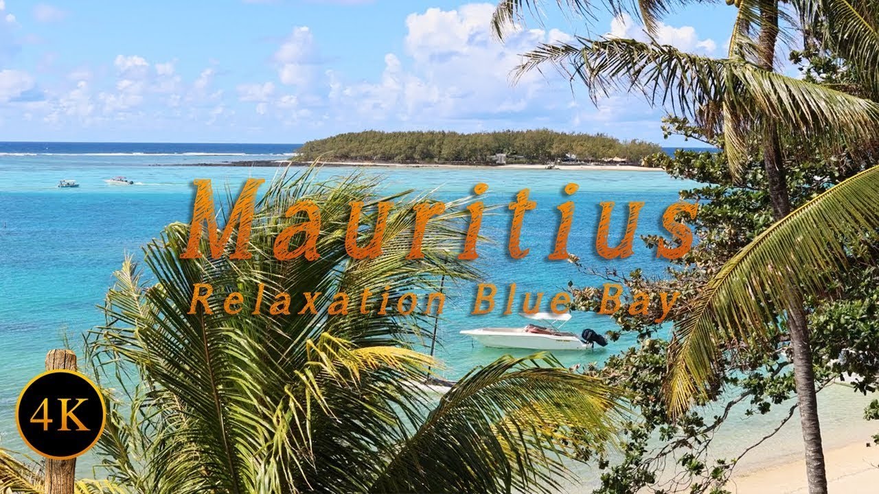 Mauritius Island, Blue Bay 🐡 Quiet Coastal Scenery & Natural Ocean Sounds 🌴