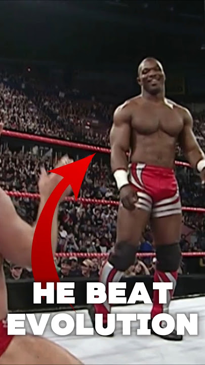 How Shelton Benjamin BEAT Evolution  #wwe #wrestling #shorts