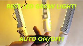 BEST Grow Light -  Full Spectrum 68W 156 LEDs With Tri Head 3/6/12H Timer 5 Dim Levels REVIEW