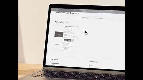 Staples Print Connect – Sharing Templates