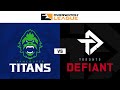 Match de qualification a  vancouver titans vs toronto defiant  may melee na  jour 1