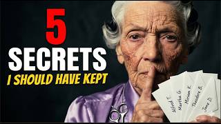 I'm 91... I Told 5 Secrets That Should Have Died With Me. I Wrote 5 Letters. I Never Mailed Them.