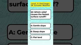 GCSE 20-Second Quiz:  UK Extreme Weather #gcsegeography #quizshorts #geographyrevision #gcse2026