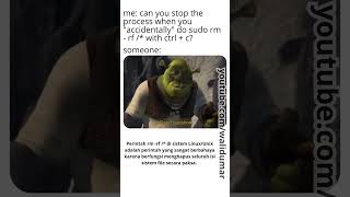 can you stop rm -rf command with ctrl+c ?? 🤣🤣🤣 #shorts #linux #server #foryou #fyp #viral #trending