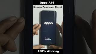 How to Oppo A16 Hard Reset factoryreset | Oppo A16 Lock Screen Password Reset