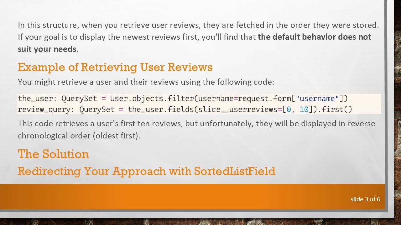 How to Reverse the Order of an EmbeddedDocument QuerySet in MongoEngine