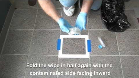 Lead Wipe Sample Third Pass