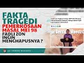 FAKTA TRAGEDI PEMERKOSAAN MASAL MEI 98, FADLI ZON INGIN MENGAHAPUSNYA ?