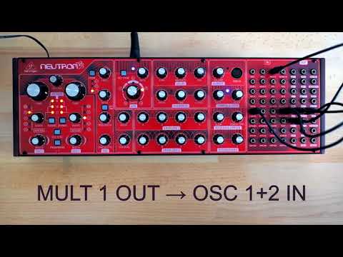 Behringer Neutron generative Krell-like patch tutorial