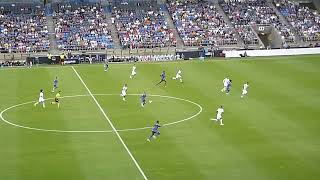 Bryce Duke of CF Montreal (Impact) scores vs. Pumas UNAM in Leagues Cup 7/22/23