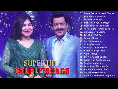 Best Songs Udit Narayan \u0026 Alka Yagnik - SUPERSTAR HINDI SONGS - Hindi Old Songs - Hindi MELODY SOngs
