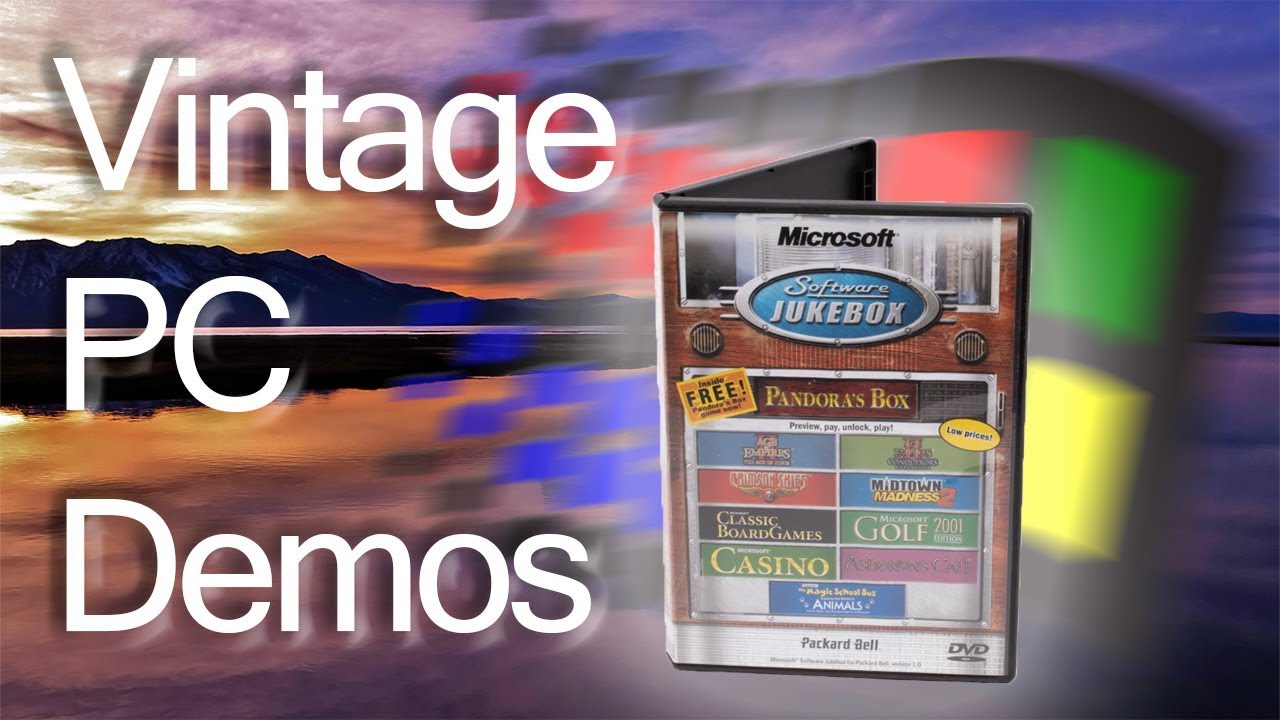 Microsoft Software Jukebox A look at an old PC Demo Disc! YouTube