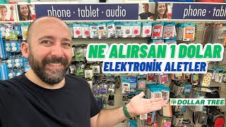 Amerikada 1 Dolara Satılan Elektronik Aletler | Dollar Tree Alışverişi