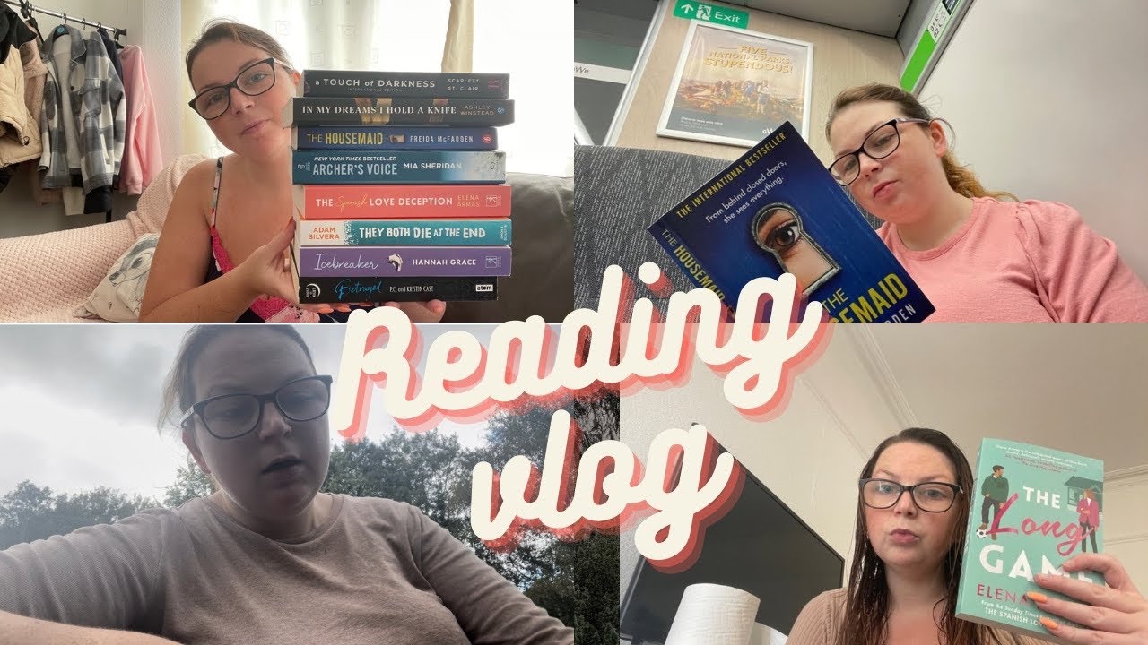 Reading vlog: What i read while away working, Vampire diaries readathon & mini book haul!