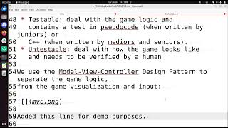 Basic GitHub workflow: modify README.md on main/master branch using git