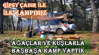 Araç Üstü Çadırımızla İlk Kampımız - İzmir'de Harika Kamp Alanı Bulduk.