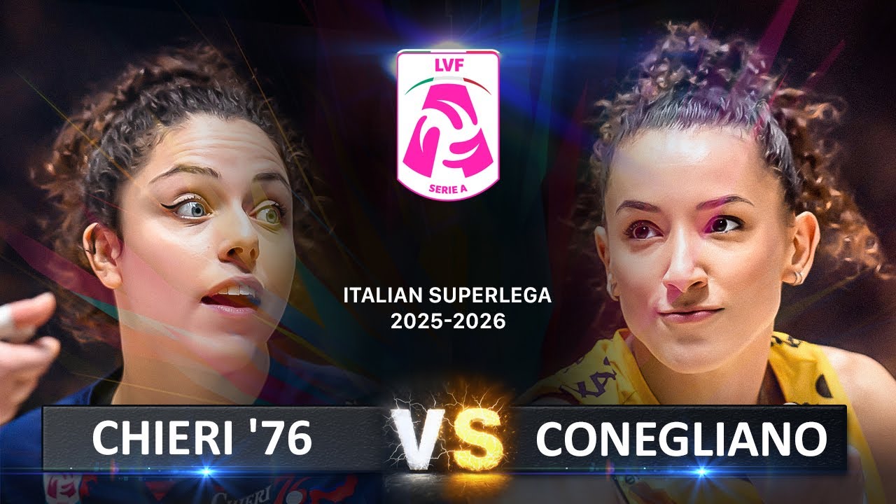 Chieri '76 vs Conegliano | Italian Volleyball LVF SerieA1 2025/2026