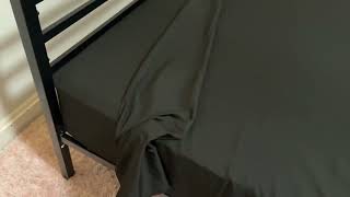 Amazon Basics Lightweight Super Soft Easy Care Breathable Comfortable Microfiber 4 Piece Bed Sheet S screenshot 4