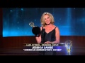 Jessica Lange Wins for Lead Actress In A Miniseries Or A Movie