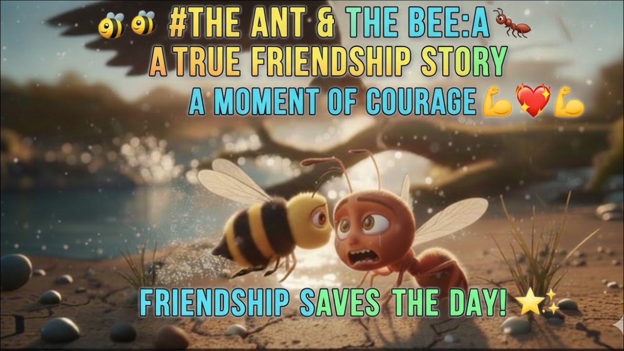 The Debt of Kindness: A Tiny Bee & The Ant – Heart Touching Animated Story 🐝🐜❤️