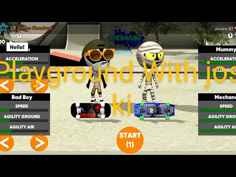 My best friend Jose Ki Stickman Skate Battle