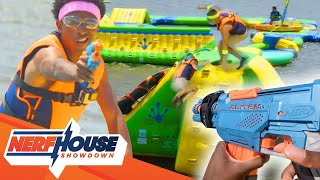Nerf - Ep 2  - NERF Water Park Battle - NERF House Showdown - NERF Battle Royale