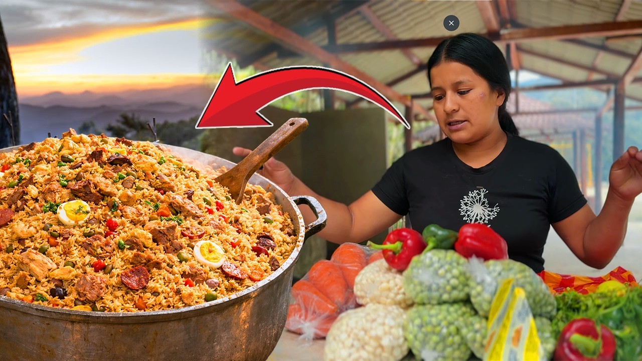 Hoy Preparamos Arroz Relleno en un Olla Gigante para compartir en una ...