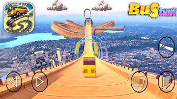 🔥 Impossible Bus Stunt Gameplay | Mega Ramp Bus Driving Challenge 2025 - Part 1 