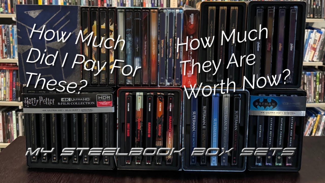 Here Are All Of The Steelbook Box Sets In My