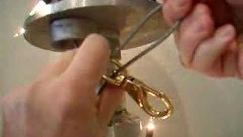attaching a snap hook