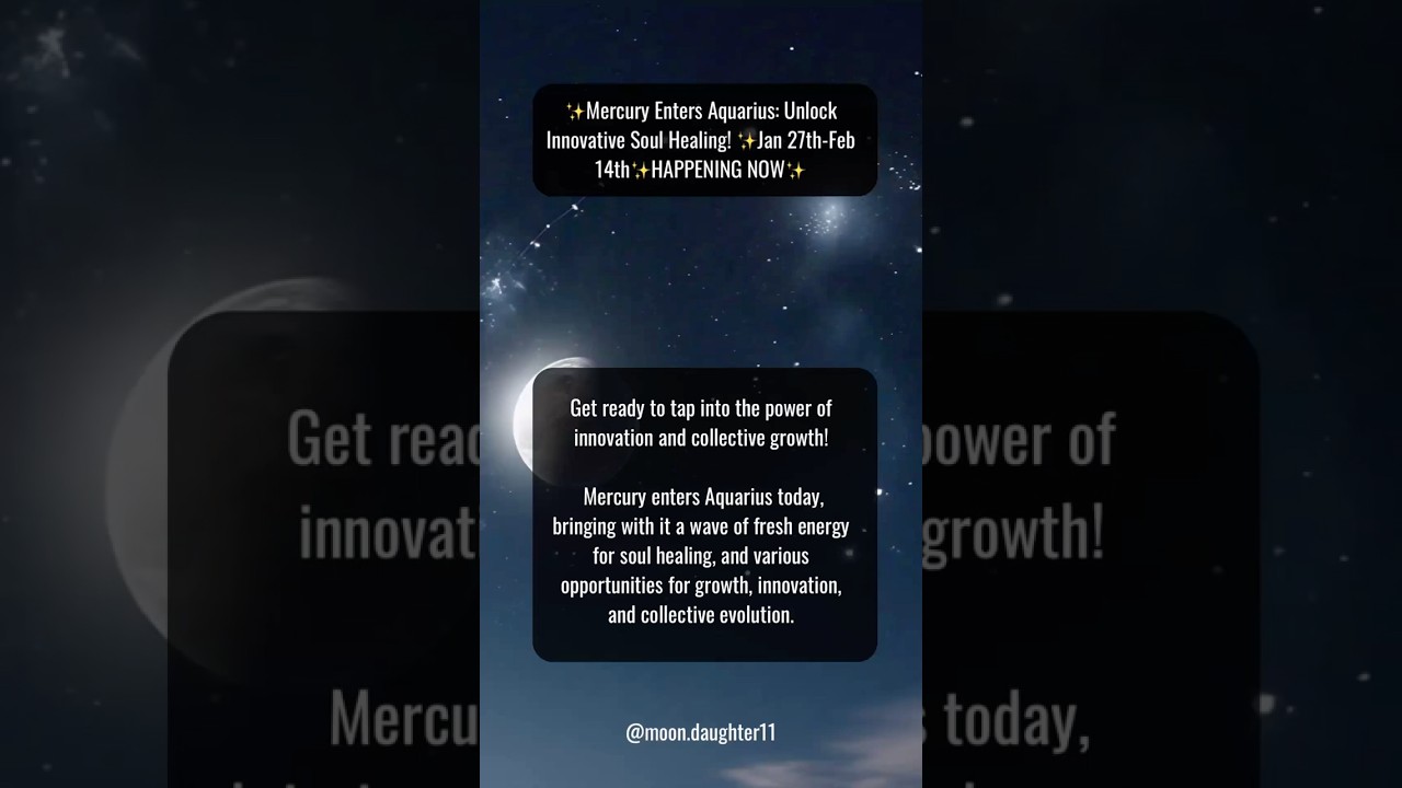 #mercuryinaquarius