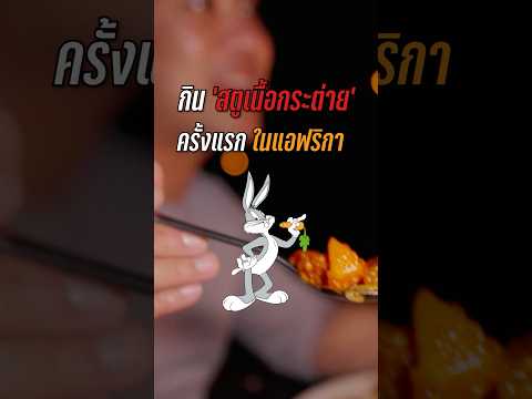 กิน 'สตูเนื้อกระต่าย' ครั้งแรกในแอฟริกา 🐇 😳 #สาระตั้ม #ฮิปโป #ตกปลา #ซาฟารี #แอฟริกา