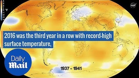 NASA animated map tracks Earth