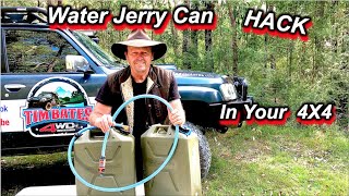 Water Jerry Can Hack For Your 4x4  [ Food Grade Hose and Jerry Can ]