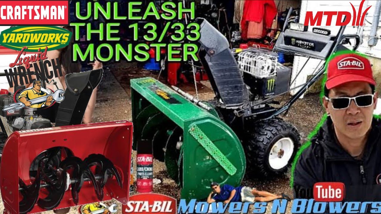 MTD YARDWORKS 13HP TECUMSEH SNOW KING 33" MONSTER DUAL STAGE SNOWBLOWER
