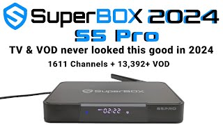 SuperBox S5 Pro Live TV Android 12 TV Box - New 2024 Edition