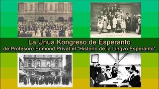 La Unua Kongreso de Esperanto de Prof  Edmond Privat