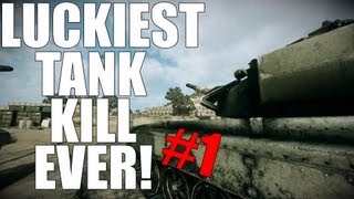 LUCKIEST TANK KILL EVER? - BF3